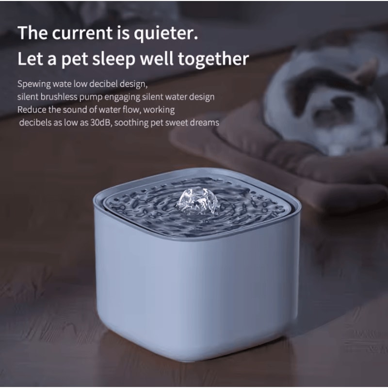 3L Automatic Cat Water Fountain With UltraQuiet USB Circulation 2