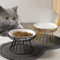 Elevated Metal Stand Cat Bowl For Comfortable Cleaner Feeding 1