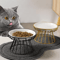 Elevated Metal Stand Cat Bowl For Comfortable Cleaner Feeding 1