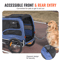 SucceBuy 100LB Foldable Dog Bike Trailer Pet Travel Carrier 4