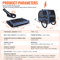SucceBuy 100LB Foldable Dog Bike Trailer Pet Travel Carrier 6