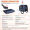 SucceBuy 100LB Foldable Dog Bike Trailer Pet Travel Carrier 6