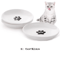 AntiTip Porcelain Cat Food Bowl For Cats Small Dogs 3