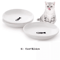 AntiTip Porcelain Cat Food Bowl For Cats Small Dogs 8
