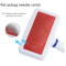 Stainless Steel Pet Hair Remover Brush For Cats Dogs 2