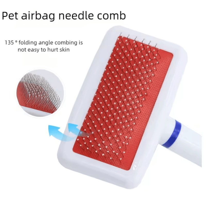 Stainless Steel Pet Hair Remover Brush For Cats Dogs 2