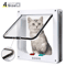 4Way Locking Smart Pet Door For Cats Small Dogs 0