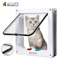 4Way Locking Smart Pet Door For Cats Small Dogs 0