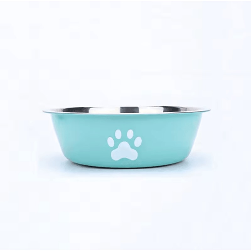 Stainless Steel AntiSlip Pet Bowl For Cats Dogs 5