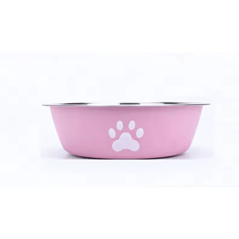 Stainless Steel AntiSlip Pet Bowl For Cats Dogs 6