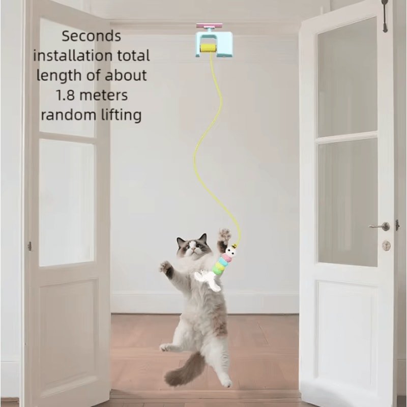 Smart Hanging Cat YoYo Toy For Indoor Cats 0