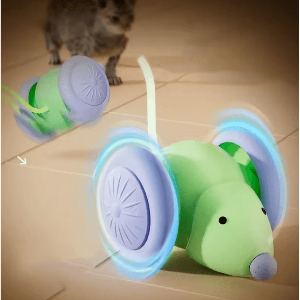 Smart Rechargeable Mouse Car Toy For Indoor Cats 3