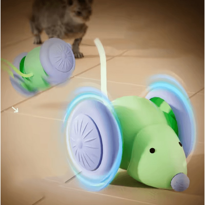 Smart Rechargeable Mouse Car Toy For Indoor Cats 3