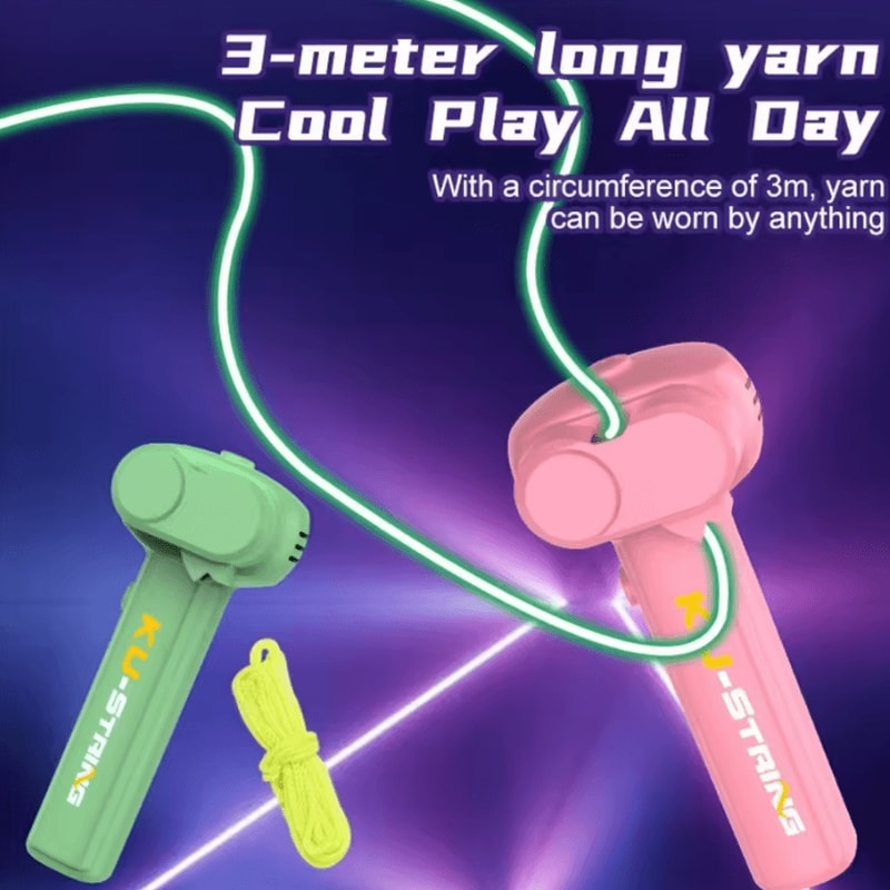 Glow Launch Rope Toy For Cats Dogs 0