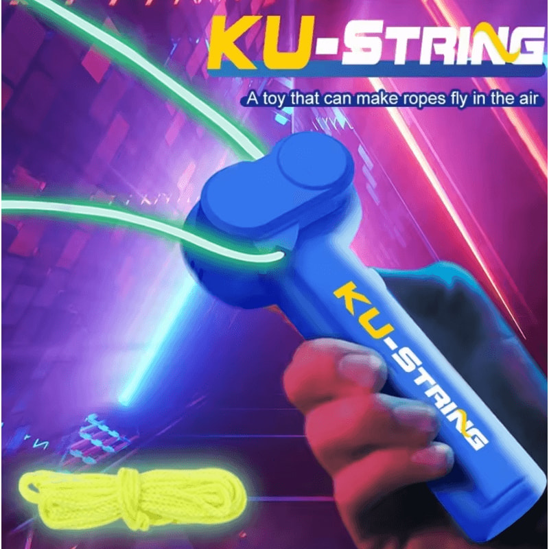 Glow Launch Rope Toy For Cats Dogs 2