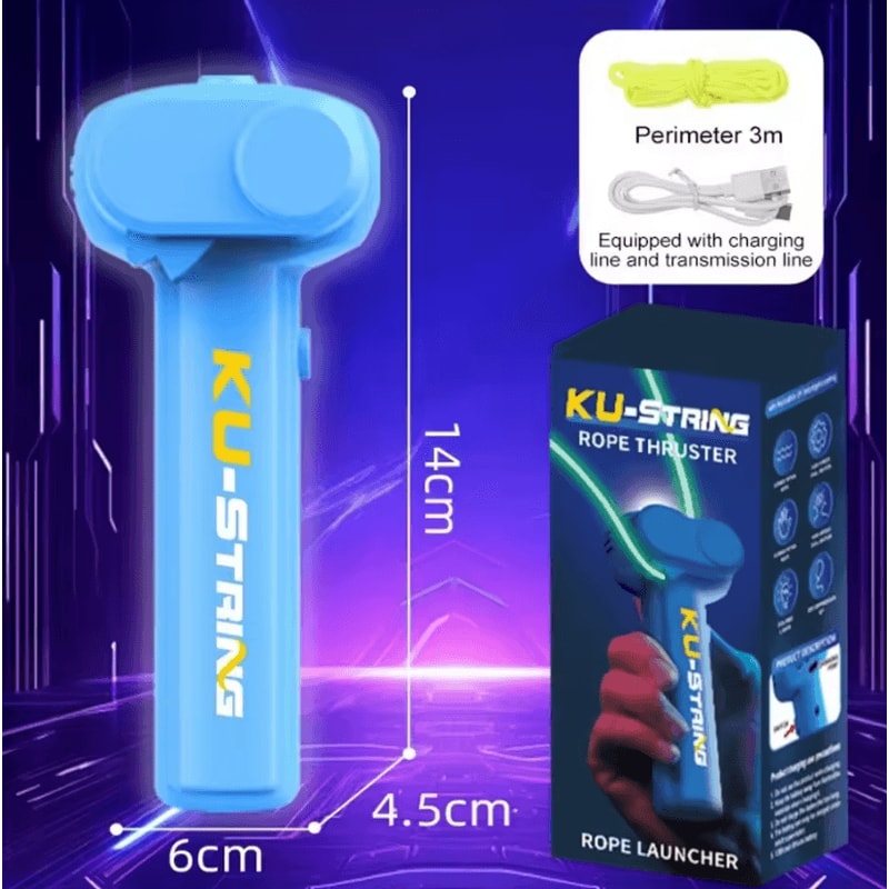 Glow Launch Rope Toy For Cats Dogs 6