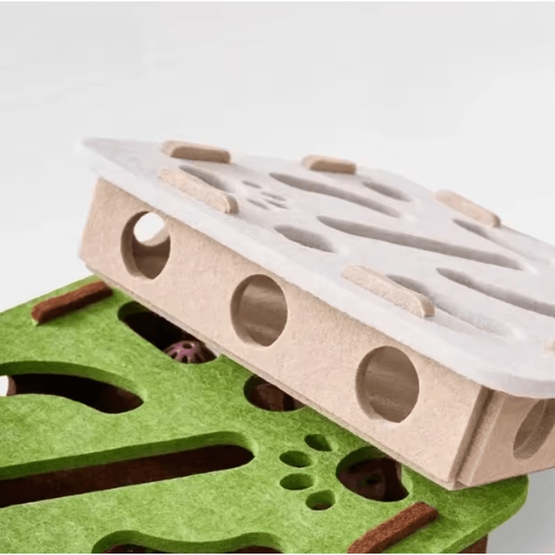 Interactive Cat Puzzle Maze Box For Indoor Cats 2