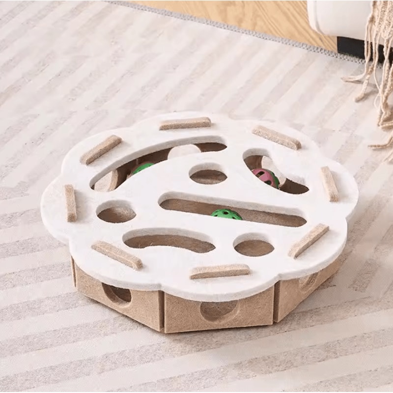 Interactive Cat Puzzle Maze Box For Indoor Cats 3