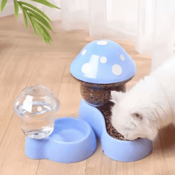 mushroomflow automatic cat feeder and water dispenser
