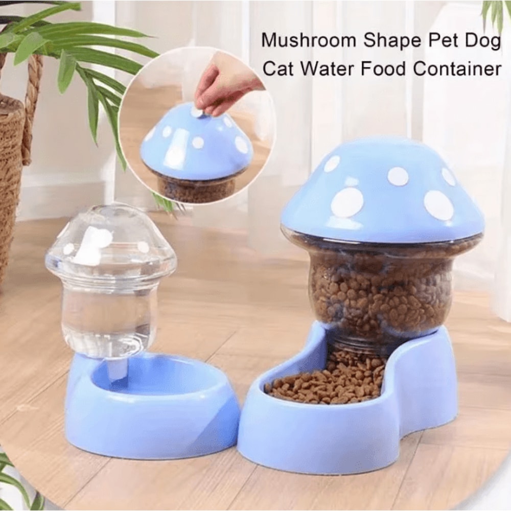 MushroomFlow Automatic Cat Feeder And Water Dispenser 2
