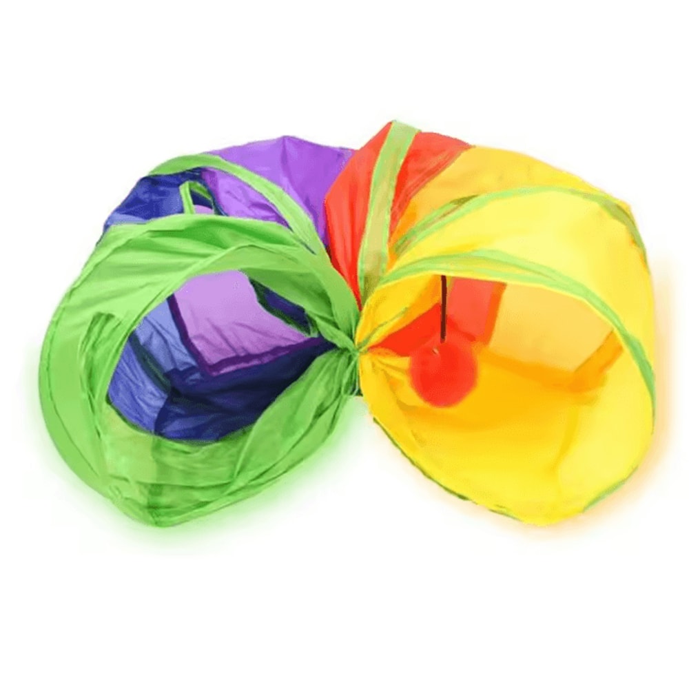 Hide Pounce Interactive Cat Tunnel Toy For Indoor Outdoor Play 2