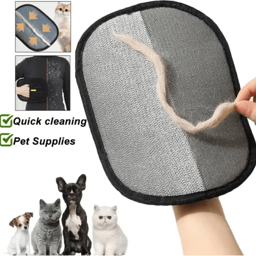 FurSweep Reusable Pet Hair Remover Gloves For Clothes Furniture 0