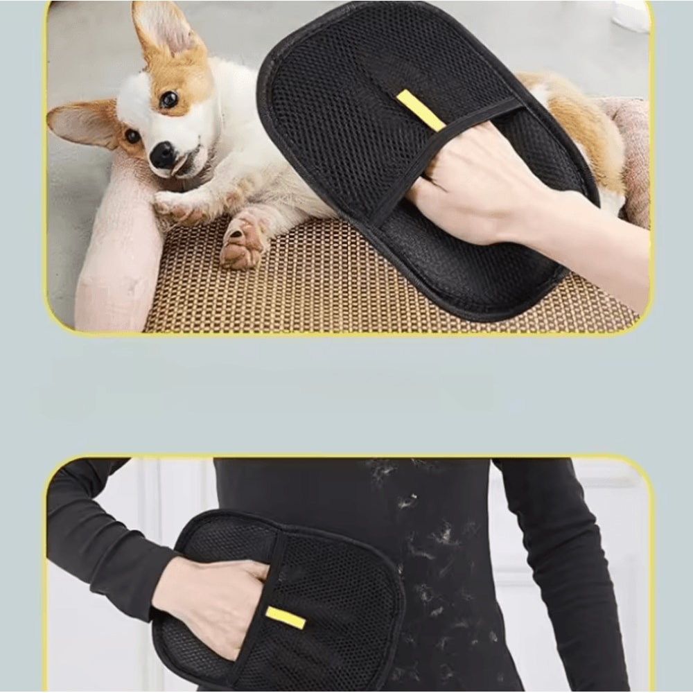 FurSweep Reusable Pet Hair Remover Gloves For Clothes Furniture 3