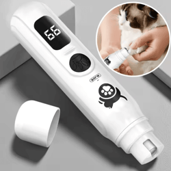 pawglow rechargeable pet nail grinder for dogs & cats