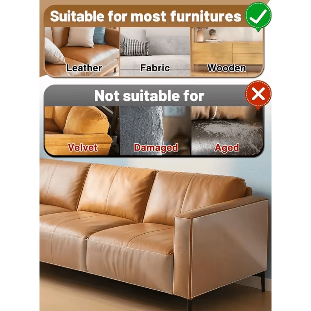 ClearShield AntiScratch Cat Furniture Protector For Leather Sofas 4
