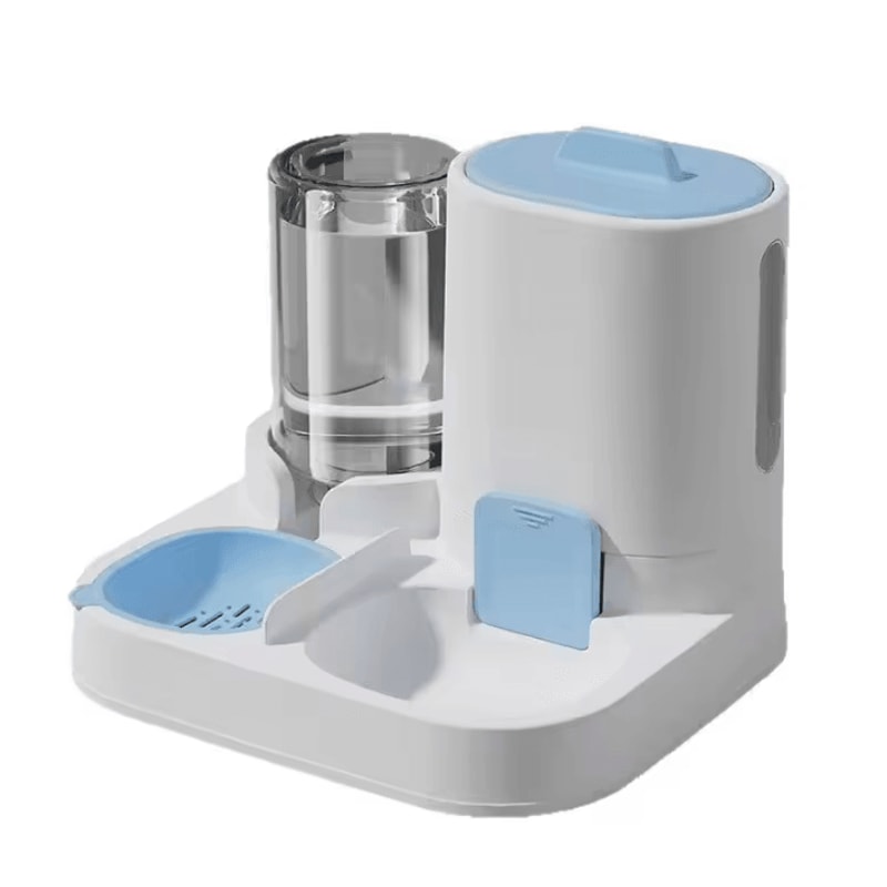 FlowFeast Automatic Pet Feeder And Water Dispenser Combo 2