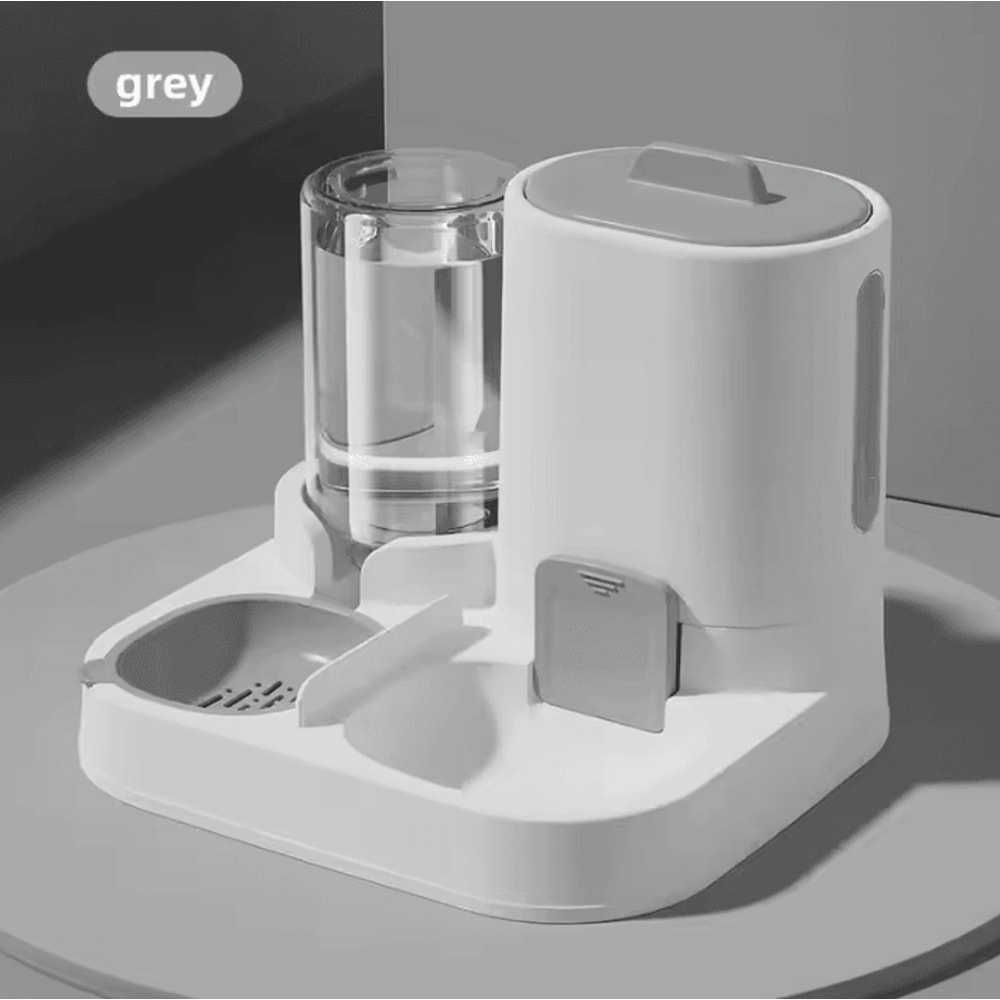 FlowFeast Automatic Pet Feeder And Water Dispenser Combo 3