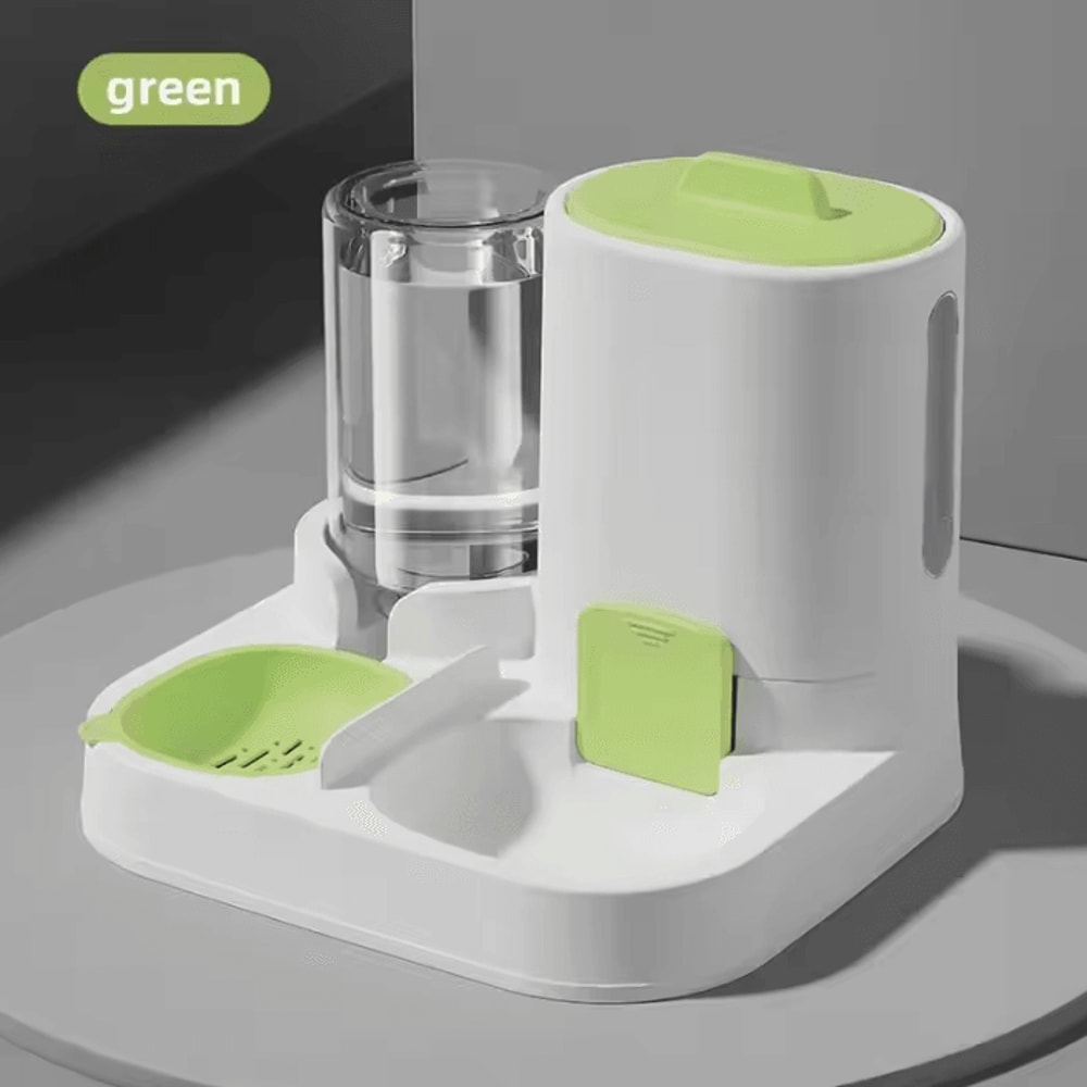 FlowFeast Automatic Pet Feeder And Water Dispenser Combo 5
