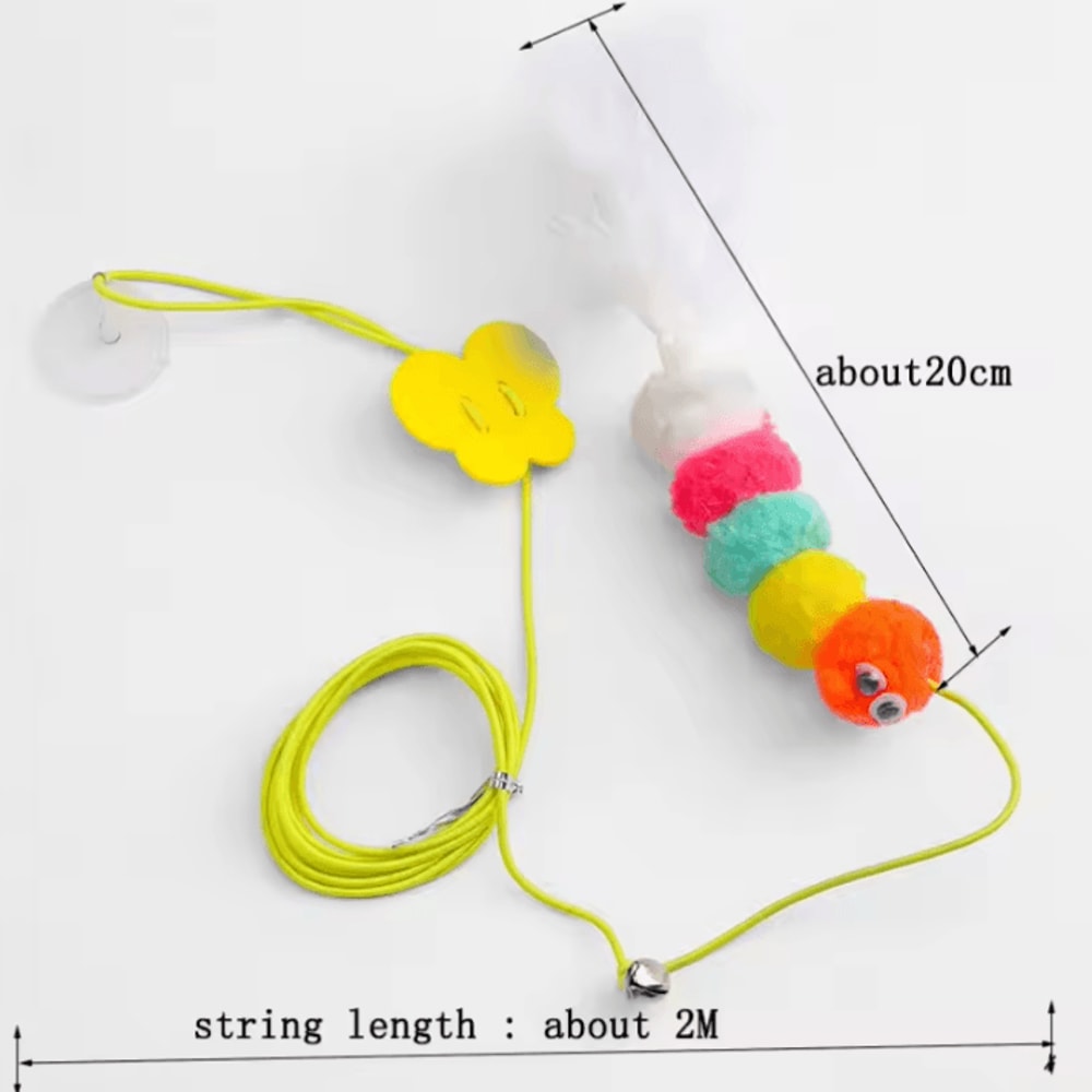 FlutterFly Interactive Cat Teaser Wand Toy With Feather Bell 2