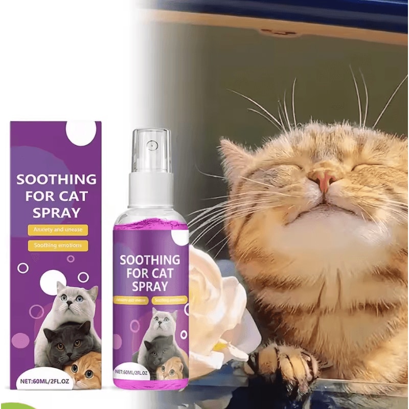 CalmPaws Cat Pheromone Calming Spray For Stress Relief 1