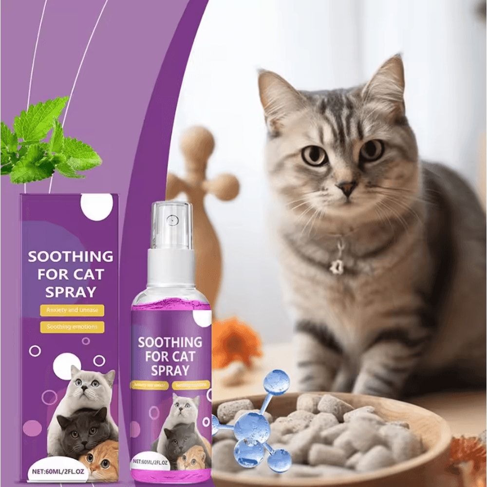 CalmPaws Cat Pheromone Calming Spray For Stress Relief 2