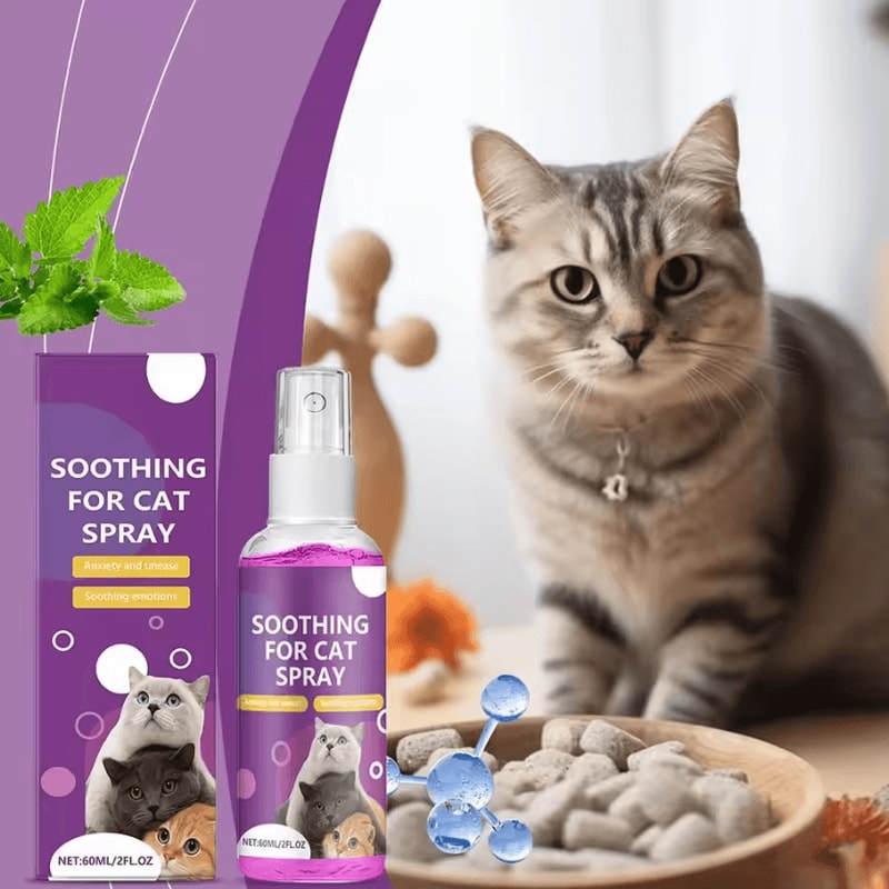CalmPaws Cat Pheromone Calming Spray For Stress Relief 2