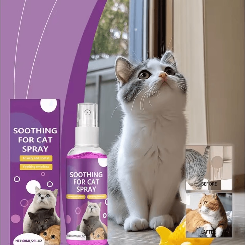 CalmPaws Cat Pheromone Calming Spray For Stress Relief 3