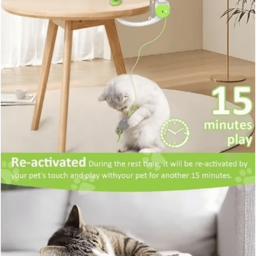 WhiskerBounce Interactive Hanging Cat Toy With Motion Mice 3
