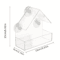 ClearView Acrylic Window Bird Feeder For Backyard Bird Watching 4