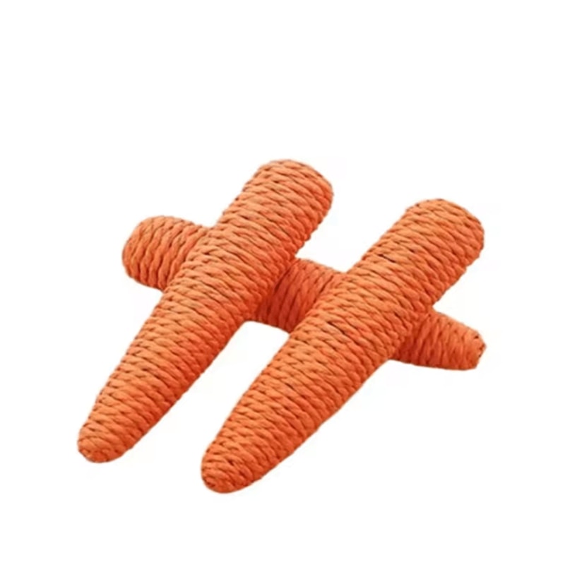CrunchyCarrot Interactive Cat Chew Scratch Toy 3