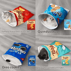cozyburrow collapsible cat tunnel with plush ball toy