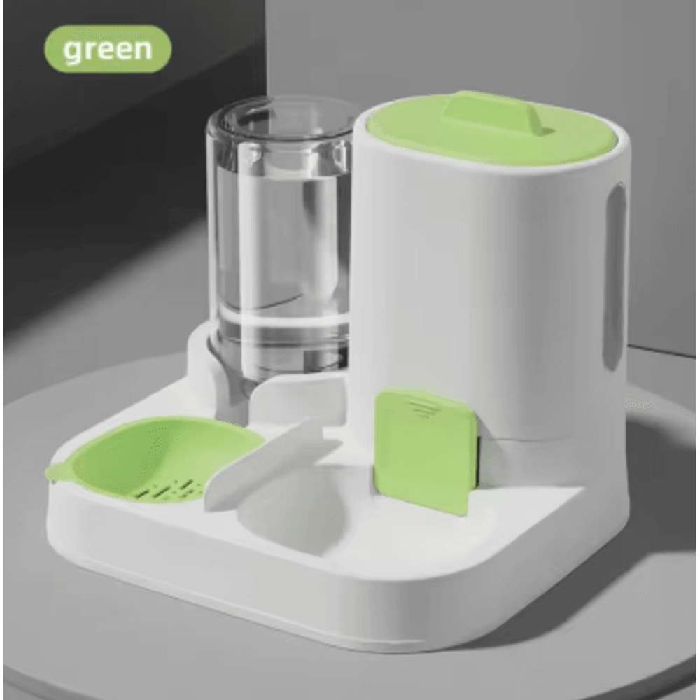 AquaServe 2in1 Cat Dog Food Bowl With Automatic Water Dispenser 4