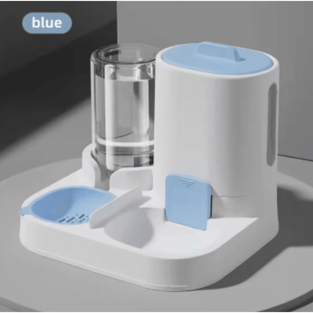 AquaServe 2in1 Cat Dog Food Bowl With Automatic Water Dispenser 5
