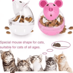 huntnfeed rolling mouse treat dispenser cat toy