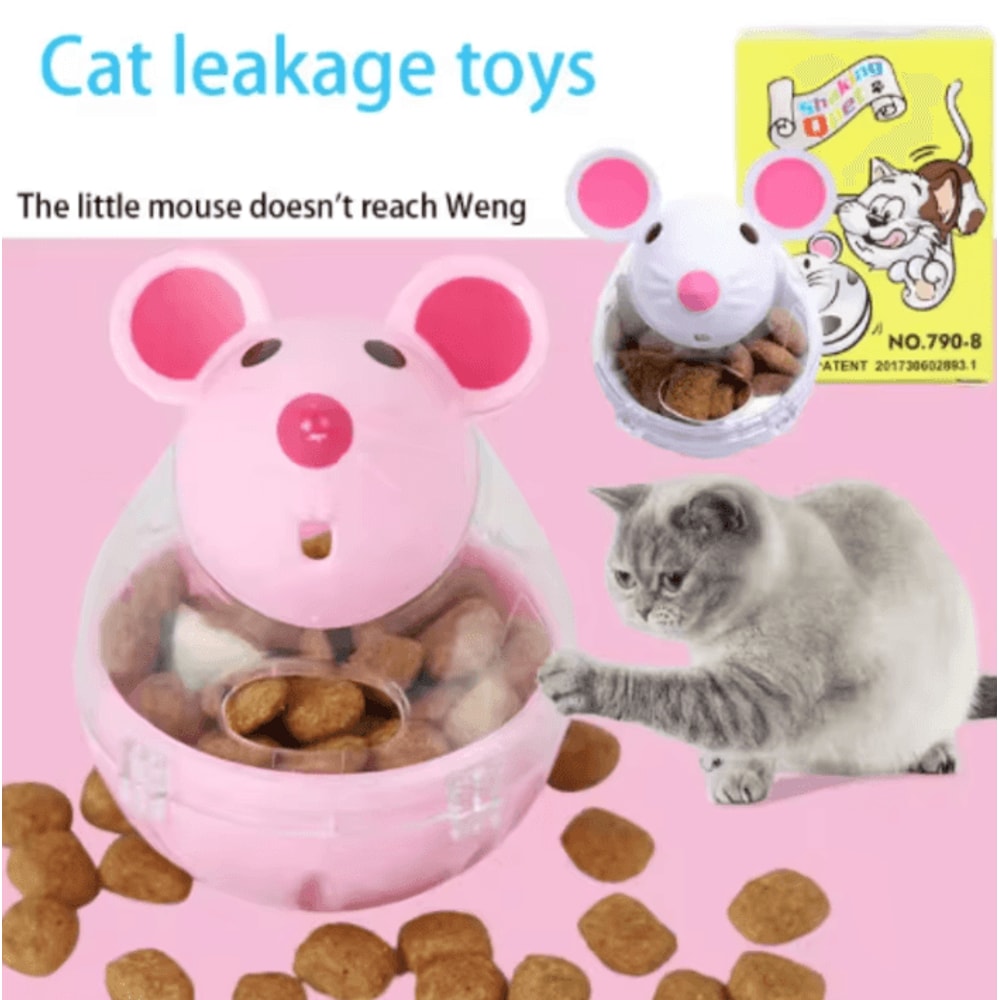 HuntNFeed Rolling Mouse Treat Dispenser Cat Toy 1