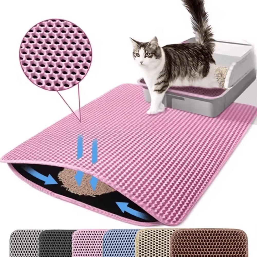 CleanStep Waterproof DoubleLayer Cat Litter Mat 0