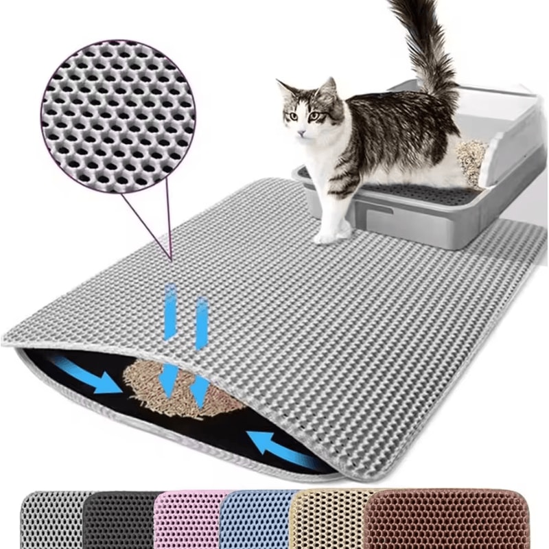CleanStep Waterproof DoubleLayer Cat Litter Mat 4