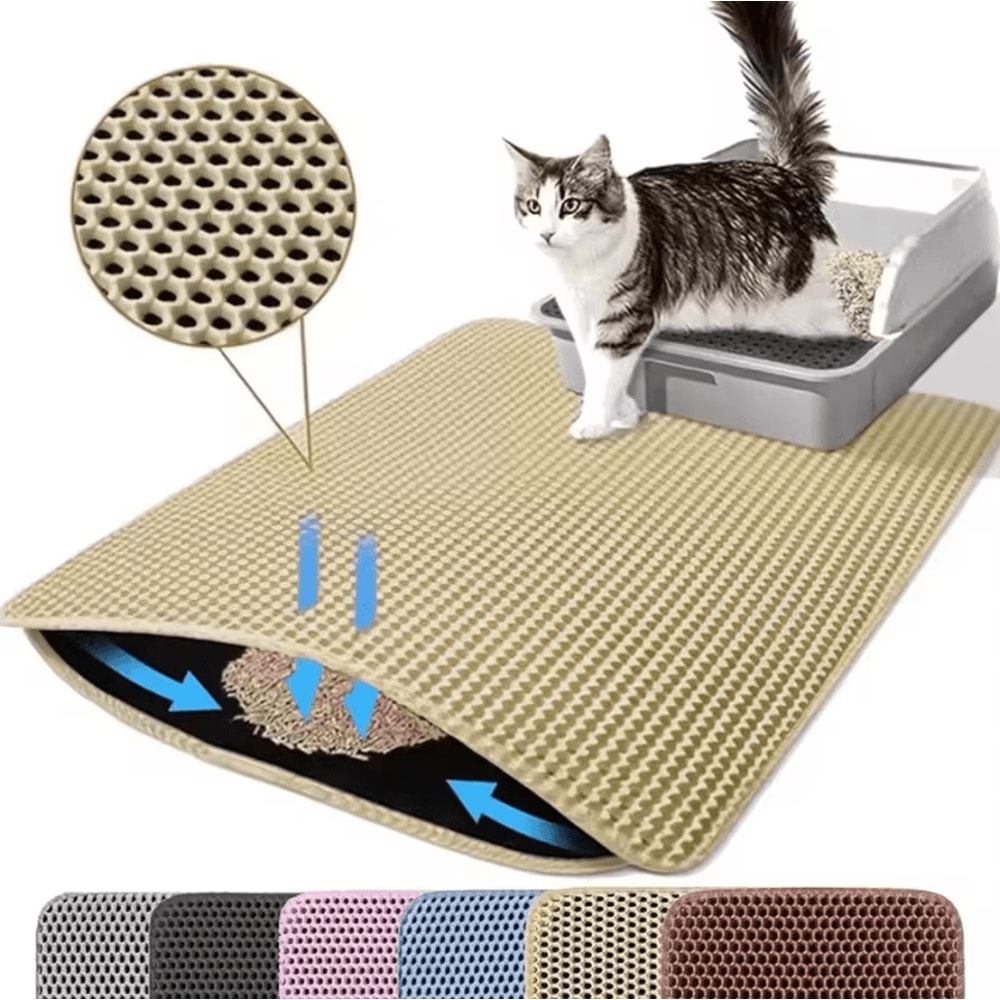 CleanStep Waterproof DoubleLayer Cat Litter Mat 7
