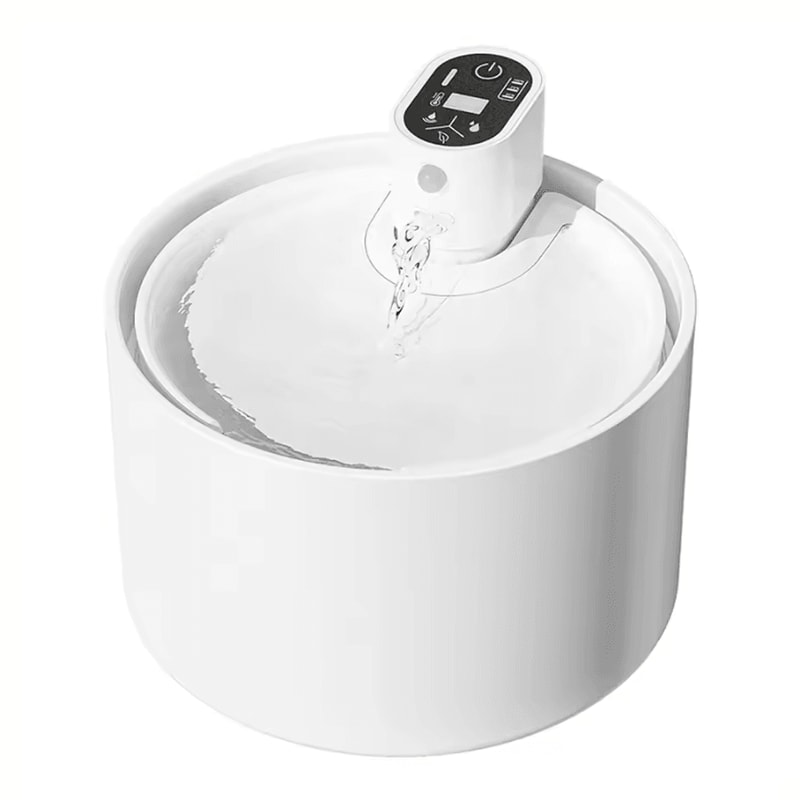 PureTemp Wireless Ceramic Cat Water Fountain 23L 4