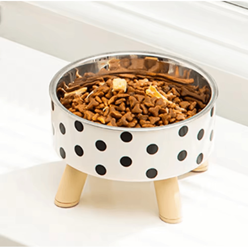 DottiePaws Stainless Steel Pet Food Water Bowl 0